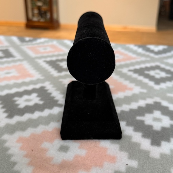 Black Velvet Jewelry Display Stand necklace and bracelet - Picture 2 of 6